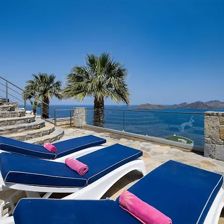 With Pool And Sea View In Yalikavak Bd4148 וילה