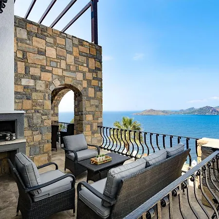 With Pool And Sea View In Yalikavak Bd4148 * בודרום