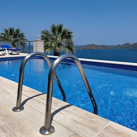 With Pool And Sea View In Yalikavak Bd4148 וילה