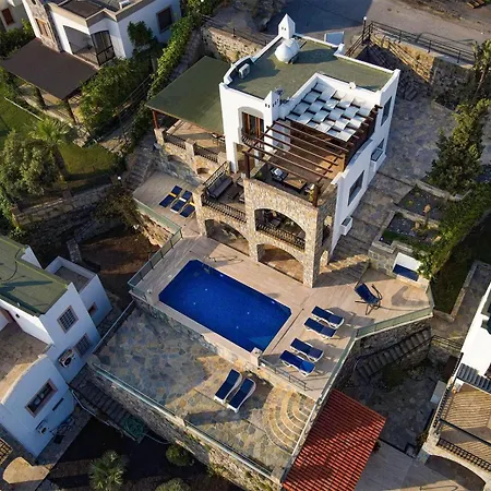 With Pool And Sea View In Yalikavak Bd4148 * בודרום